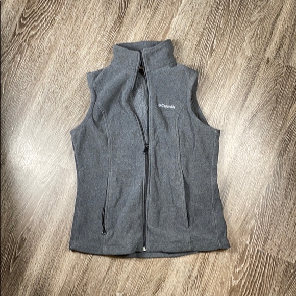 Columbia Fleece Vest gray size small - Picture 1 of 4